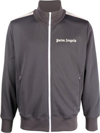 Palm Angels FW22 Classic Track Jacket Grey Off White PMBD001F22FAB0020703