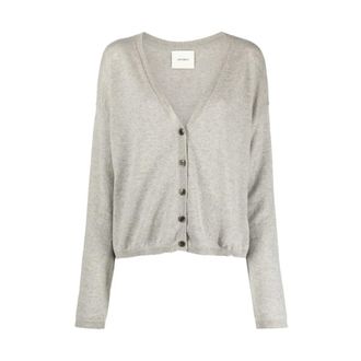 Lisa Yang Truien & Vesten, Dames, Grijs, XS, Kasjmier, Abby Cardigan