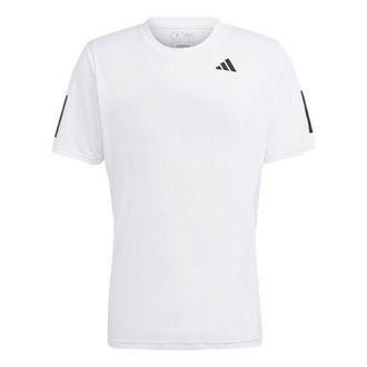 adidas Club 3-Stripes Tennis T-Shirt White IS2297