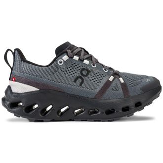 On Cloudsurfer Trail Polyester Womens Outdoor Trainers - Eclps Black - Size:UK 4.5