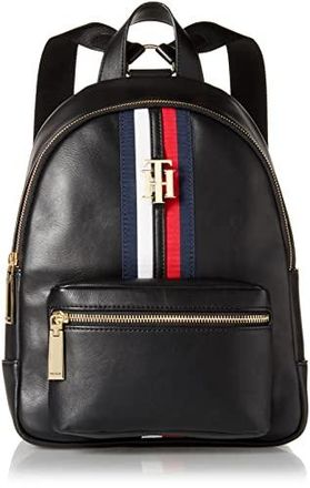 Leather backpack tommy hilfiger deals