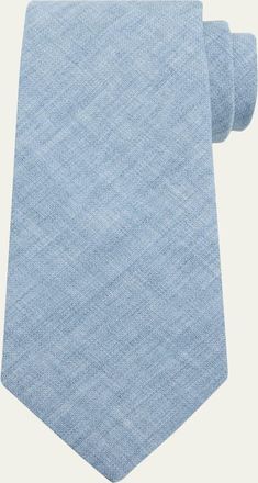 Ralph Lauren Purple Label Mens Delave Linen-Blend Tie