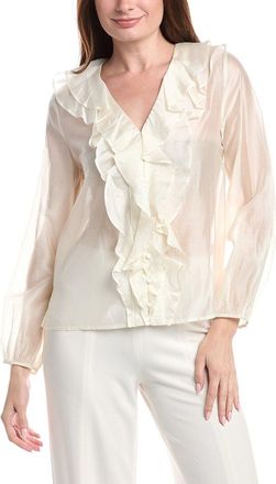 Vince Camuto Ruffle Front Blouse