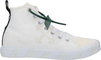 Off-white Mid Top Vulcanized Canvas White Sneakers