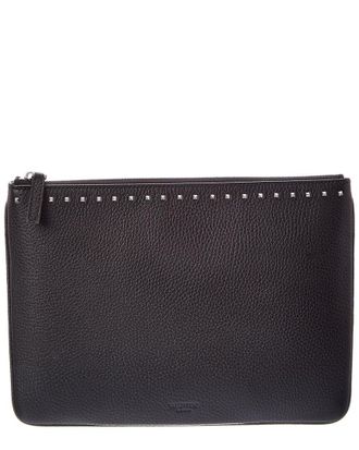 Valentino Leather Clutch