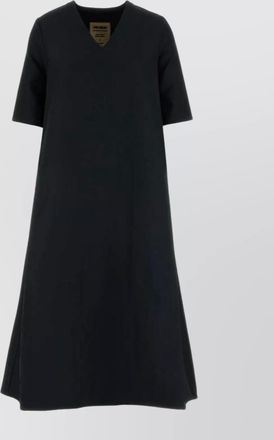 Uma Wang apostle dress in polyester slate