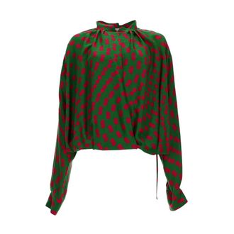 Dries Van Noten Blusa - Blouses & Shirts - Mujer - Verde - M