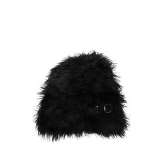 Thug Club Faux-fur TC Logo-plaque Beanie Hat