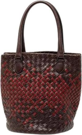 Bottega Veneta Pre-owned Tote Bags, female, Multicolor, Size: ONE SIZE Pre-owned Leather Tote