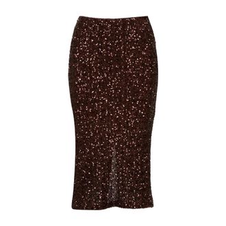 Aniye By Dames, Rokken, Bruin, Maat: M Poliester
