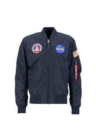 Alpha Industries Bomberjacke ALPHA INDUSTRIES MA-1 TT NASA Reversible II, Herren, Gr. S, blau (rep.blau), Obermaterial: 100% Nylon, Futter: 100% Nylon, Jacken Bomberja