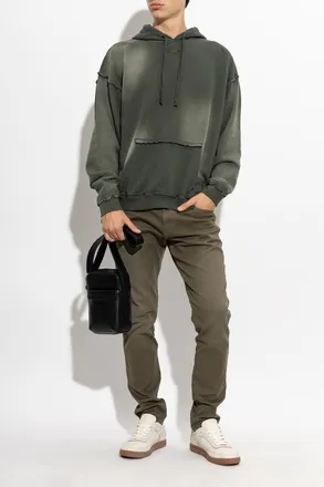 Diesel S-POCK-HOOD Hoodie, Mens, Green