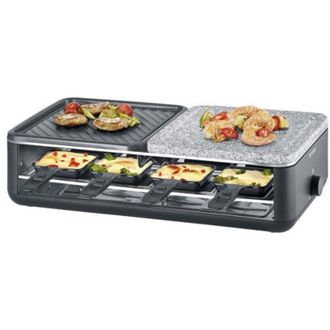 Severin Griglia raclette in pietra 1300W 8 persone rivestimento in ceramica Severin 2366
