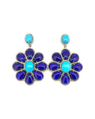 Arthur Marder Fine Jewelry Silver 2.75 Ct. Tw. Diamond Earrings