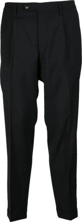 Michael Coal Elegante Broek van Wolmix - Heren - Slim Fit Broeken - Zwart - W35 - Wol - Broeken