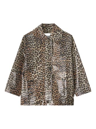 Ganni Jacke aus Baumwollmischung