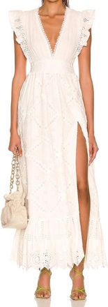 Hemant & Nandita Ruby Dress In Off White