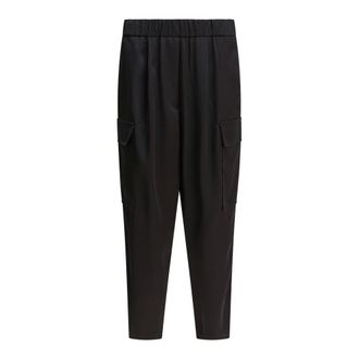 Semper Slim-fit Trousers, female, Black, Size: 2XS Cargo Trousers