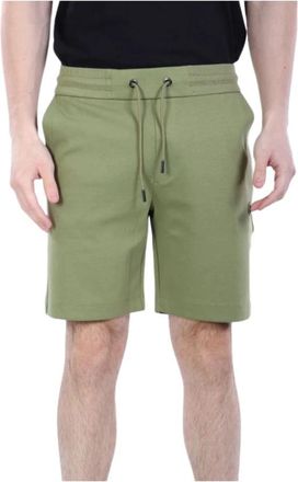 HUGO BOSS C-Leoni 01 Shorts - Heren - Korte Broeken - Groen - S - Katoen - Korte Broeken