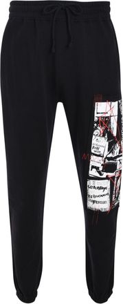 Les Benjamins graphic-print track pants - Black