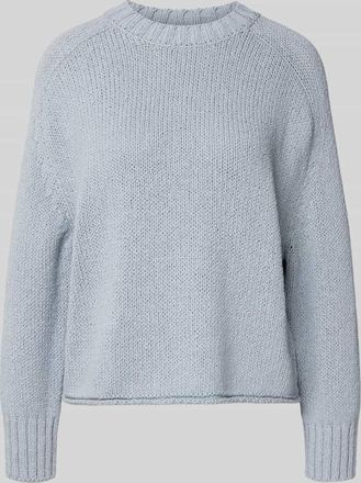 Marc O'Polo Oversized Strickpullover aus Baumwoll-Mix in Hellblau, Gr&ouml;&szlig;e XXL