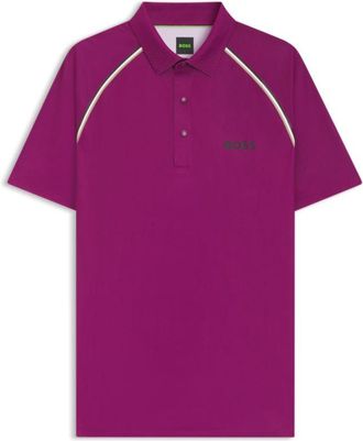 BOSS Active slim-fit polo shirt with odor control