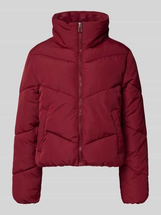 Only Regular Fit Steppjacke mit Stehkragen Modell MAGGI LIFE in Bordeaux, Gr&ouml;&szlig;e M
