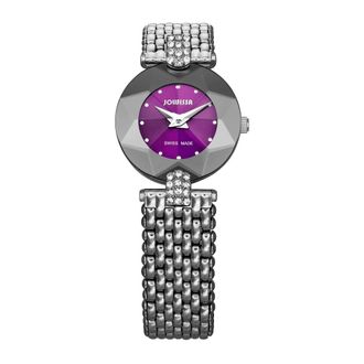 Jowissa Facet Strass - Dames - Horloges - Paars - ONE Size - Accessoires