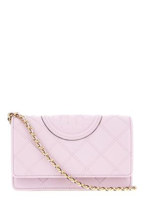 Tory Burch Lillac Leather Fleming Clutch