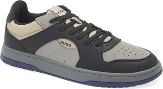 BOSS Hadrian Tennis Sneaker in Charcoal Multi at Nordstrom Rack, Size 12Us / 11Uk