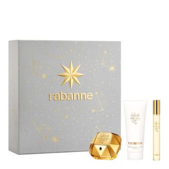 Paco Rabanne Womens Lady Million Eau de Parfum Gift Set - Elegant Fragrance for Women - Gold - One Size