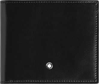 Montblanc Wallets & Cardholders, male, Black, Size: ONE SIZE Meisterst&uuml;ck 8CC Leather Wallet
