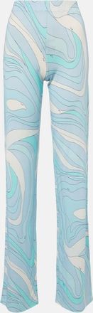 Pucci Pantaloni regular Marmo in jersey