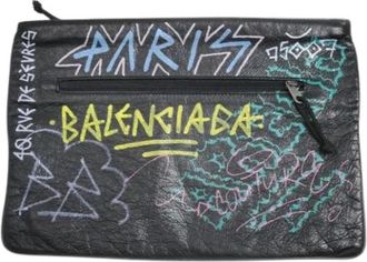 Balenciaga Pre-owned Clutches, male, Black, Size: ONE SIZE Pre-owned Clutch bag