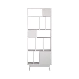 Mobili Rebecca Mobili Rebecca - Estanter&iacute;a Rebecca Mobili Mawar 187x70x29,5 Aglomerado Madera Blanco Moderno