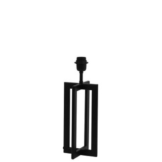Light & Living Light & Living - L&aacute;mpara De Mesa - Mace - Negro - Metal