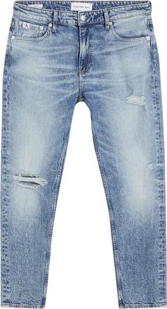 Calvin Klein J30J323879 Broeken - Heren - Slim Fit Jeans - Blauw - W33 - Leer - Jeans