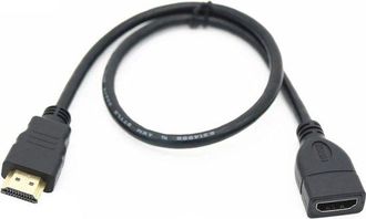 OEM Adaptador De Cable De Extensi&oacute;n Hdmi B40 De 30 Cm, Hdmi Macho A Hembra, Full Hd 1080p