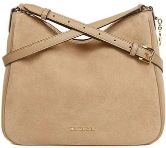 Michael Kors Womens Crossbody Bag Camel Leather Crossbody-bags