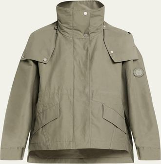 Canada Goose Olivine Oversized Jacket with Removable Hood