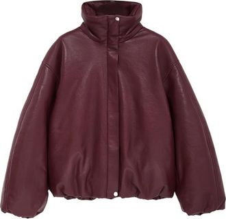Anine Bing Cyrus Jacket - Burgundy Recycled Jacket