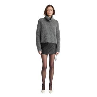 16Arlington Sephia Turtleneck - Dames - Coltruien - Grijs - L - Truien & Vesten