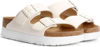 Birkenstock Arizona Flex Narrow Fit Womens Eggshell Sandals - White - Size EU 40