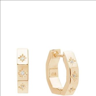 Murkani 12mm Octagonal Huggies in Yellow Gold at Nordstrom