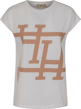 Herno T-shirt con logo - Grigio