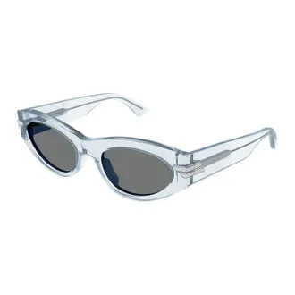 Bottega Veneta BV1189S003 Cat-eye Crystal Sunglasses - Blue