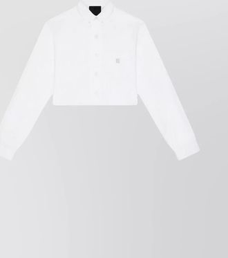Givenchy cropped cotton shirt