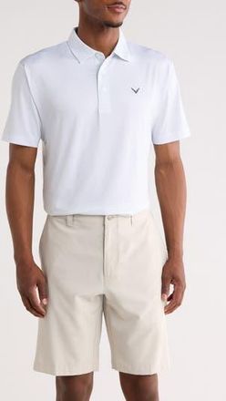 Callaway Foulard Geometric Golf Polo in Bright White at Nordstrom Rack, Size Xx-Large