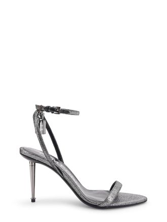 Tom Ford Laminated Heeled Sandals With Laminated Effect-Donna