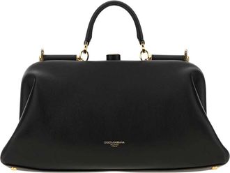 Dolce & Gabbana Black Grandma Large Satchel